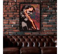 HOME LUXE INTERIOR L.E.D Neon The King Elvis Wall Art USB HOME LUXE INTERIOR Multicolor