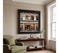 Home Luxe Interiors Black Step Frame Dolce & Gabbana Luxury Fashion Wall Art 70X70Cm Print