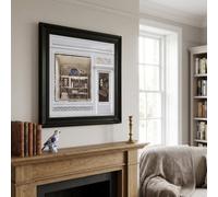 Home Luxe Interiors Dior Fashion Black Step Frame 40X40Cm Luxury Wall Art Home Decor Style