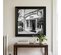 Home Luxe Interiors Dior Fashion Black Step Frame 70X70Cm Luxury Wall Art Home Decor Style