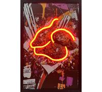 Home Luxe Interiors Fried Chicken Neon Led Wall Art 40 X 60 Cm