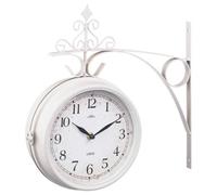 Home Luxe Interiors Outdoor Dual Sided Faced Cream Clock