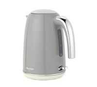 Home Luxe Interiors Salter Retro 1.7L Kettle - Grey 3000W Rapid Boil Cordless Jug Kettle