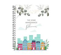 Home Maintenance Book - Maintenance Program 28.5x21cm, Bound to, Hardboard Cover | Clear Planning Template for Moving, Home Ownership, Rental