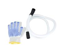 Home Maintenance Dishwasher Drain Assembly Flexible Corrugated Hose with Elbow End for Replacement Line Routing and Service Access Part Corrugated Connector Install