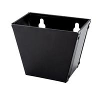 HOME MASTER HARDWARE Black Beer Bottle Cap Catcher,Wall Mounted Beer Soda Bottle Collector Stainless Steel with Drain Openings Outdoor