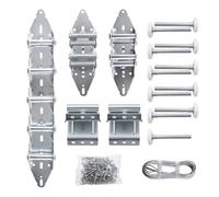 HOME MASTER HARDWARE Garage Door Hinge & Roller Tune Up Kit - Industrial Style, Steel, Zinc Plated Finish