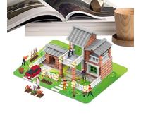 Home Model | Architectural Puzzle Model Toy, Miniature Cottage to Create Yourself - for Girls Boys Teens Decor Living Room Bedroom Office Room