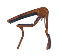 Home Musical Instrument 6-String Acoustic; Electric Guitar Capo- Single Handed Capo, Rosewood Color