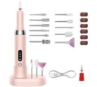 Home Nail Drill | Salon Nail Drill | Electric Nail Grinder | Nail Drill with Bits | Professional Nail File | Quiet and Low-Vibration for Home Use, Without The Hassle of Cords or Complex Tools