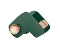 Home Nail-Free L-Shaped Hair Dryer Rack Bathroom Electric Hairs Blower Wall Holder Display Stand Cable Organizer Dark Green