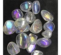 Home Natural Angel Aura Crystal Quartz Tumbled Stones Color Titanium Electroplate Gravel Stones for Christmas Decoration (Color : Angel, Size : Approx 2-3cm)