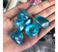 Home Natural Angel Aura Crystal Quartz Tumbled Stones Color Titanium Electroplate Gravel Stones for Christmas Decoration (Color : No.2, Size : Approx 2-3cm)