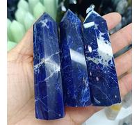 Home Natural Blue Grain Stone Little Column Crystal Ore Home Office Decoration Craft Gifts Degaussing Ornaments7-9cm (Size : 7-8CM)