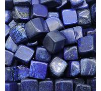 Home Natural Crystal Cube Amethyst Rose Quartz Reiki Polished Aquarium Seven Decoration Collection Gift (Color : Lapis Lazuli, Size : 16-18mm)
