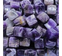 Home Natural Crystal Cube Amethyst Rose Quartz Reiki Polished Aquarium Seven Decoration Collection Gift (Color : 3, Size : 16-18mm)
