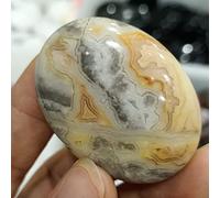 Home Natural Crystal Handle Play with Crystal Rough Stone DIY Decorative Pendant Fish Tank Rough Stone Handle a Gift (Color : 50-55mm-02, Size : 1pc)
