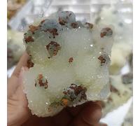Home Natural Fluorite Symbiotic Crystal Ornament (Size : 100-150g)