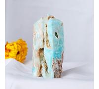 Home Natural Gemstone Caribbean Calcite Heteropolar Ore Obelisk Crystal Tower Point Home Decoration 1pc (Color : Heteropolar, Size : 20-30g)