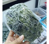 Home Natural Green Mica Stone Flake Crystal Home Office Decoration Craft Gifts Reiki (Size : 200-250g)