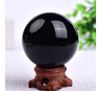 Home Natural Polished Tiger Eye Gemstone Sphere Crystal Ball Globe Ball Stone Home Decor Souvenirs Gifts (Color : Dark Khaki, Size : 70-80mm)