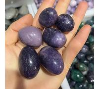 Home Natural Purple mica Stone Round Quartz Gravel Crystals Specime Tumbled Stone Reiki Gemstones Home Aquarium Decoration (Size : 300G)