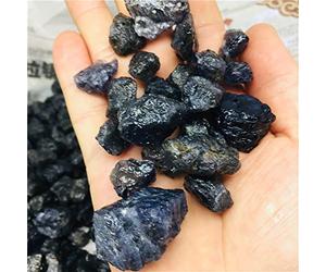 Home Natural Rough Cordierite and Reiki Crystal Sapphire Primary gem specimens (Size : 100g)