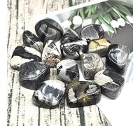Home Natural Silver Leaf Jasper Gravel Specimen Size Irregular Tumbled Stone Reiki Crystal Quartz Aquarium Home Decor (Color : Silver Leaf Jasper, Size : 50g-60g)