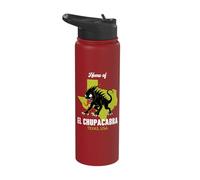 Home of El Chupacabra Texas State America Cryptid Stainless Steel Insulated Water Bottle