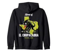 Home Of El Chupacabra Texas State America Cryptid Zip Hoodie