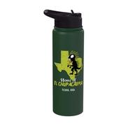 Home of El Chupacabra Texas State American Cryptid Monster Stainless Steel Insulated Water Bottle