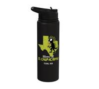 Home of El Chupacabra Texas State American Cryptid Monster Stainless Steel Insulated Water Bottle