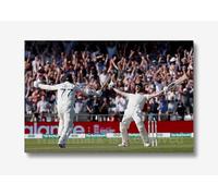 Home of Legends Framed Ben Stokes England v Australia 2019 Ashes 18x12inch Cricket Canvas Print