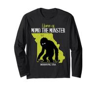 Home Of Momo The Monster Missouri State America Cryptid Long Sleeve T-Shirt