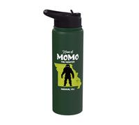 Home of Momo The Monster Missouri State American Cryptid Stainless Steel Insulated Water Bottle