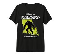 Home of Rougaro Louisiana State American Cryptid Premium T-Shirt