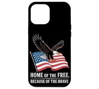 Home of the Free Because of the Brave Veterans Day Case for iPhone 12 Pro Max