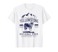 Home of The Grey Wolf Tee - Yellowstone National Park T-Shirt