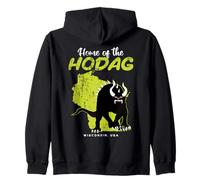 Home Of The Hodag Wisconsin State American Cryptid Funny Zip Hoodie