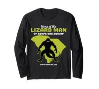 Home Of The Lizard Man South Carolina State Funny Cryptid Long Sleeve T-Shirt