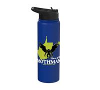 Home of The Mothman West Virginia State Funny Cryptid Stainless Steel Insulated Water Bottle