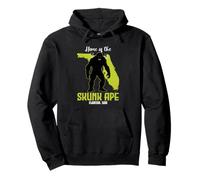 Home Of The Skunk Ape Florida State American Cryptid Society Pullover Hoodie