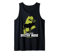 Home Of The Specter Moose Maine State American Cryptid Funny Tank Top