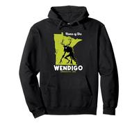 Home Of The Wendigo Minnesota State Of American Cryptid Pullover Hoodie