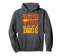 Home Of The Wicked Witch And Her Pack Of Dog Funny Halloween Pullover Hoodie