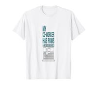 Home Office Cat My Co Worker Has Paws No Boundaries T-Shirt