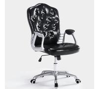 Home Office Chair for Women Adjustable Desk Chair with Lumbar Support Armrests Rolling Swivel Executive Task Chair for Adults