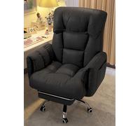 Home Office Desk Chairs Comfortable Office Desk Chairs Lazy Sofa Recliner Chair with Foot Rest and Lumbar Support 360 Swivel Desk Chair Backrest Reclinable Desk Seat for Living Room