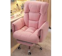 Home Office Desk Chairs Comfortable Office Desk Chairs Lazy Sofa Recliner Chair with Foot Rest and Lumbar Support 360 Swivel Desk Chair Backrest Reclinable Desk Seat for Living Room