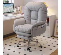 Home Office Desk Chairs with Foot Rest and Lumbar Support, Lazy Sofa Recliner Chair 360 Swivel Desk Chair, Comfortable Office Desk Chairs for Living Room, Bedroom, Home Theater Seating